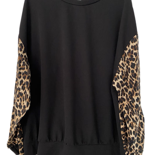 Leopard Print Ladies High Low top One Size 10-18